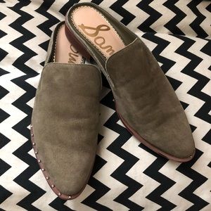 SOLD! Sam Edelman Women's Lewellyn Mule Moss Green